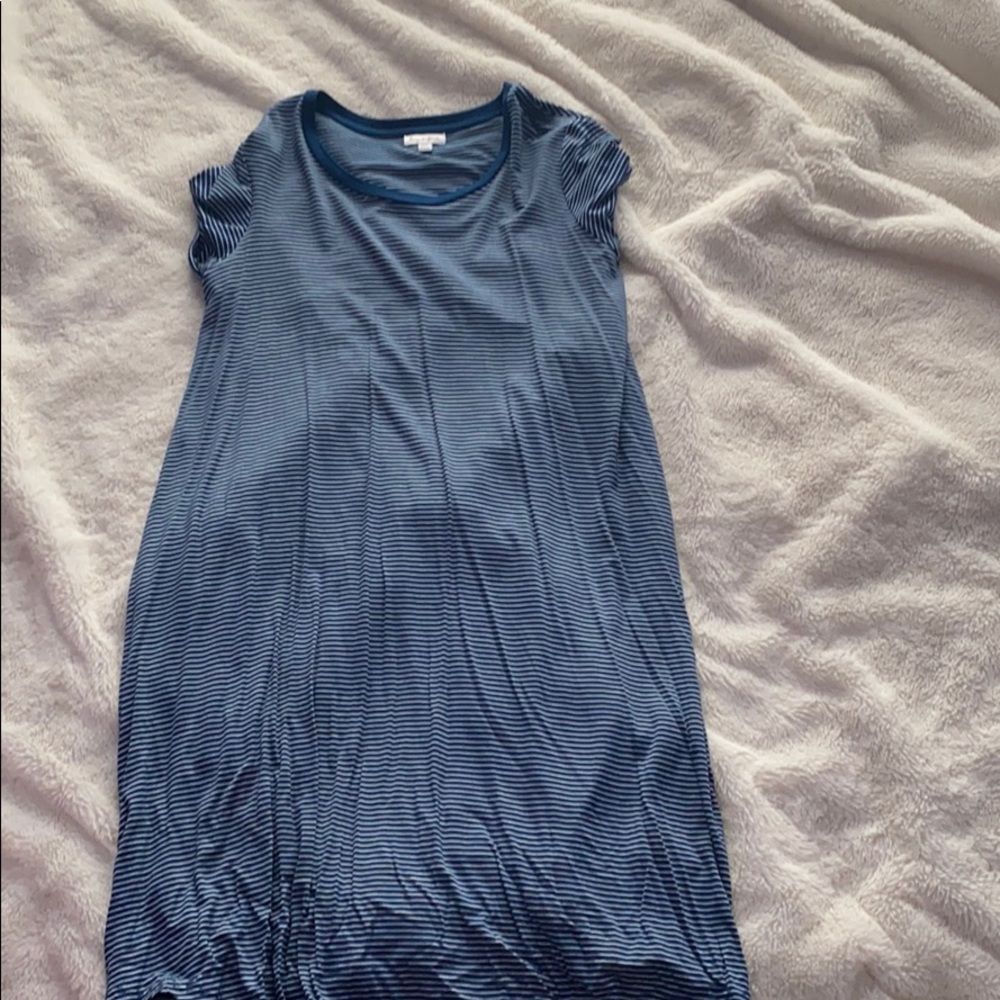 Maxi blue stripped dress